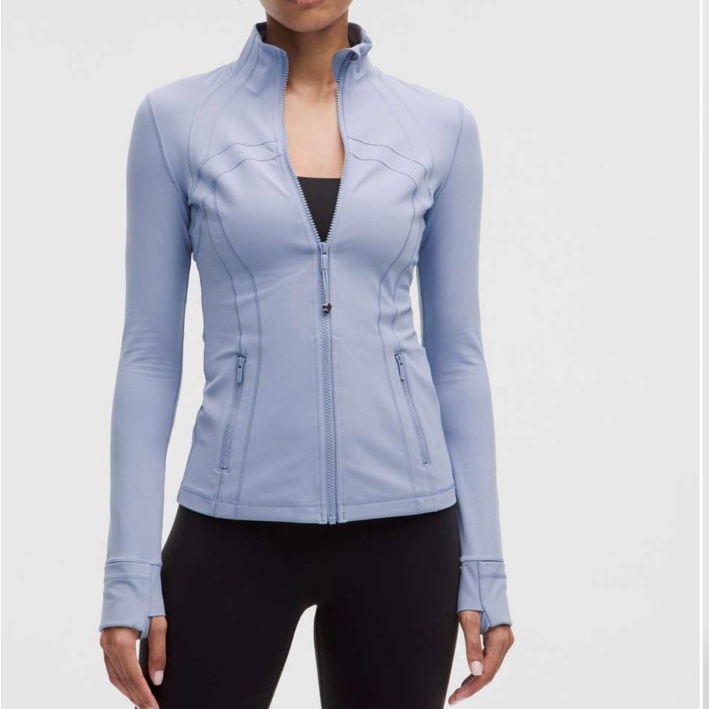 Lululemon define jacket nulu blue willow